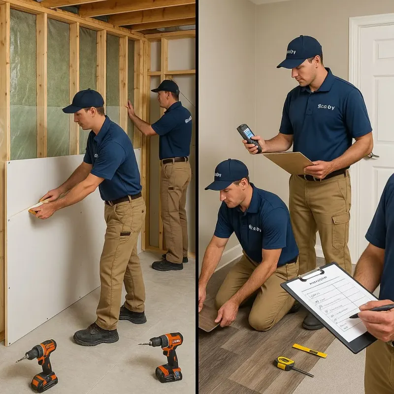 Repairs and Reconstruction process in Warrick County, IN